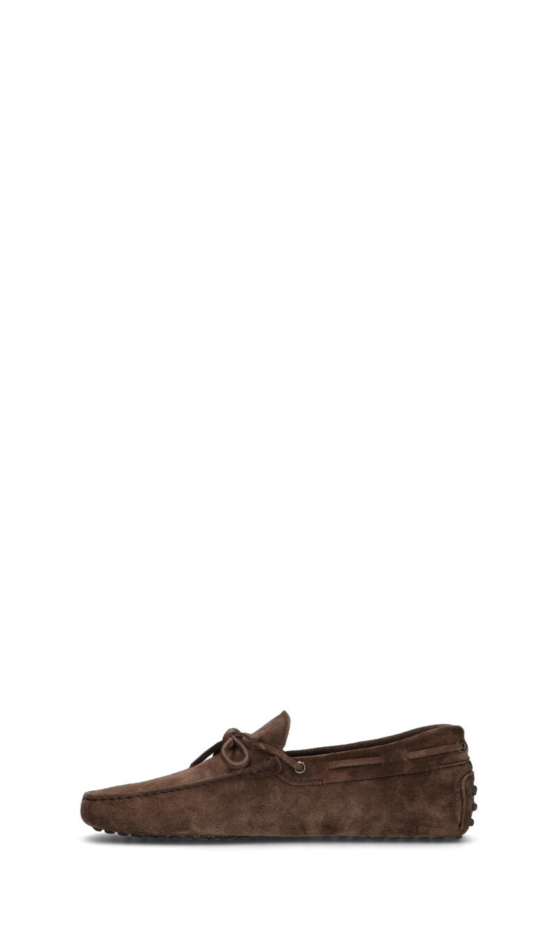 TOD'S Mocassino uomo marrone in suede