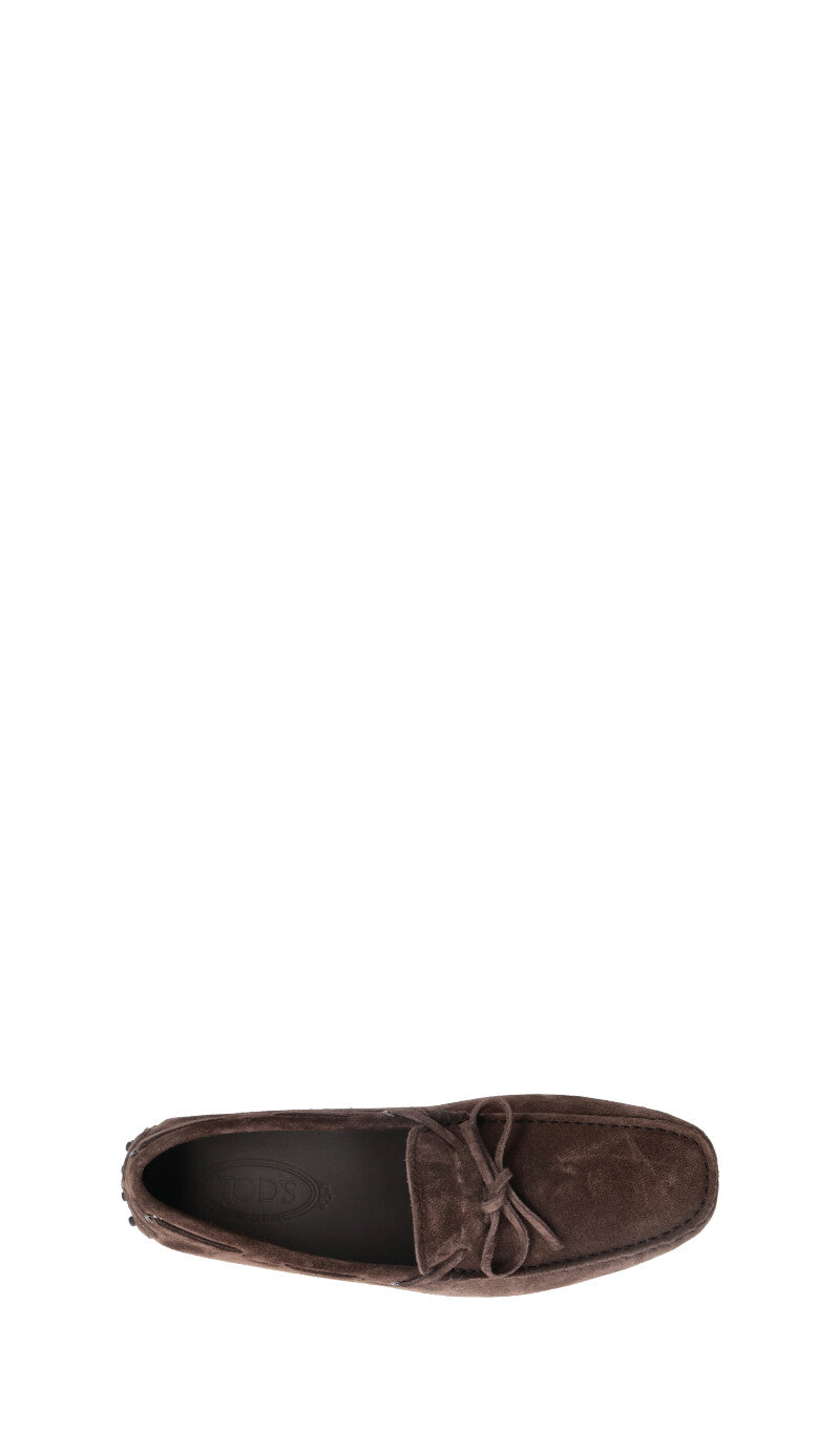TOD'S Mocassino uomo marrone in suede