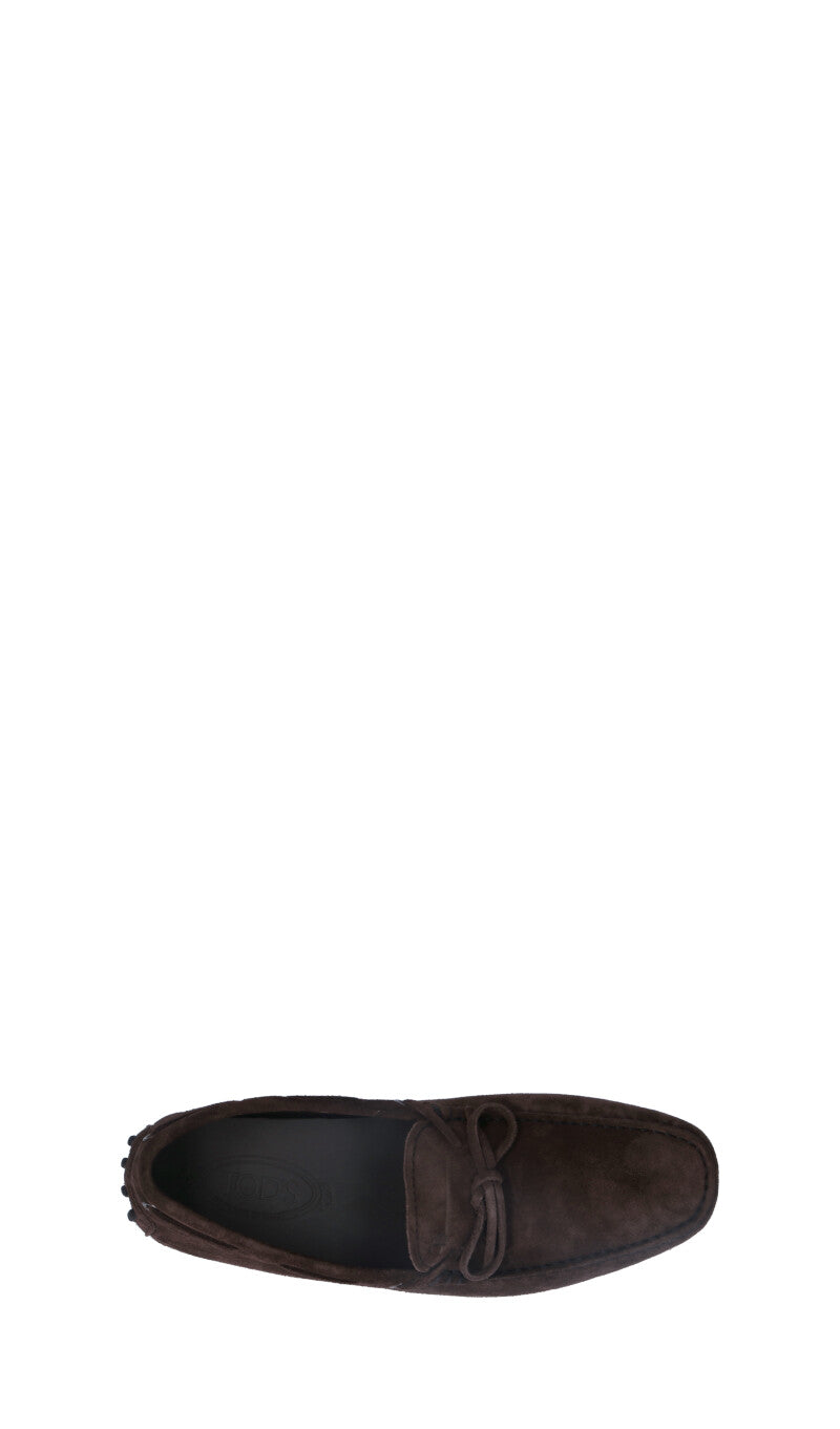 TOD'S Mocassino uomo marrone in suede