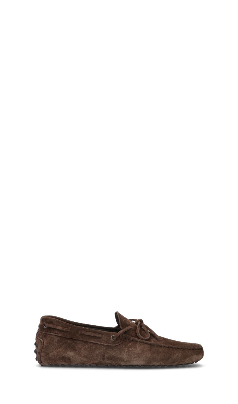 TOD'S Mocassino uomo marrone in suede