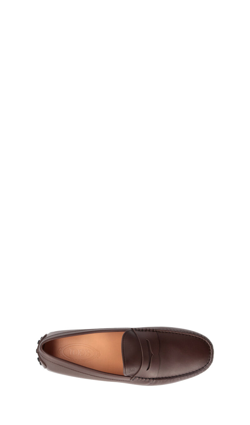 TOD'S Mocassino uomo marrone in pelle