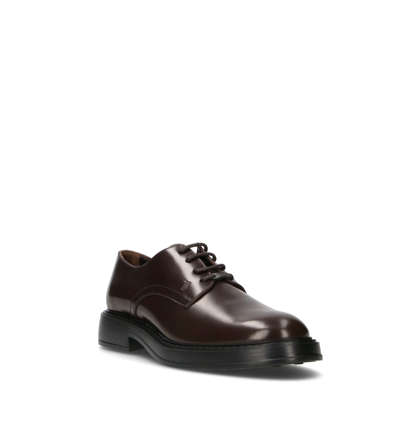 TODS Stringata uomo marrone in pelle