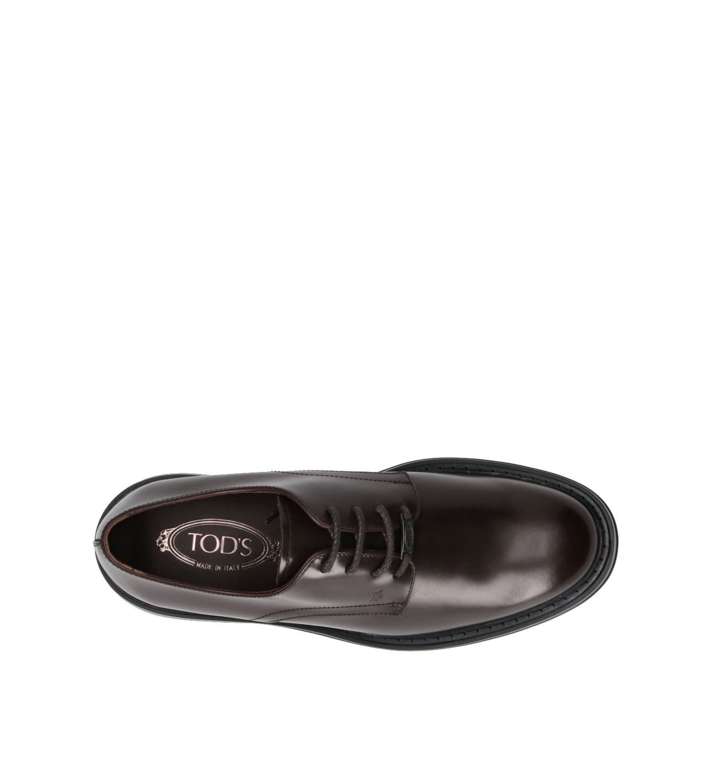 TODS Stringata uomo marrone in pelle