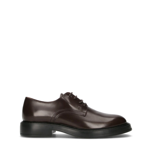 TODS Stringata uomo marrone in pelle