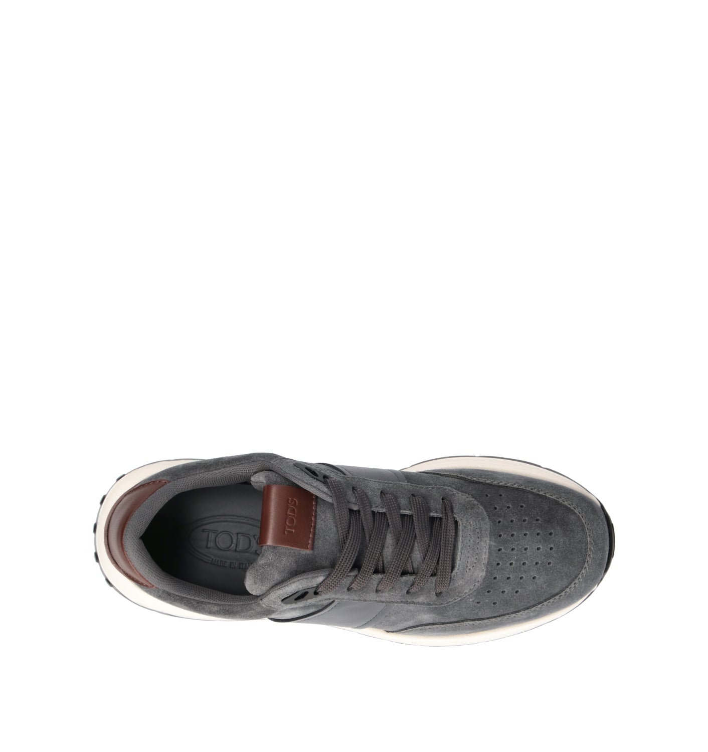TOD'S Sneaker uomo blu/marrone