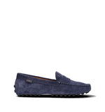 TODS Mocassino donna blu in suede