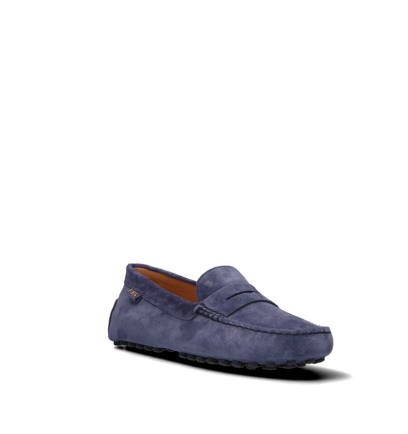 TODS Mocassino donna blu in suede