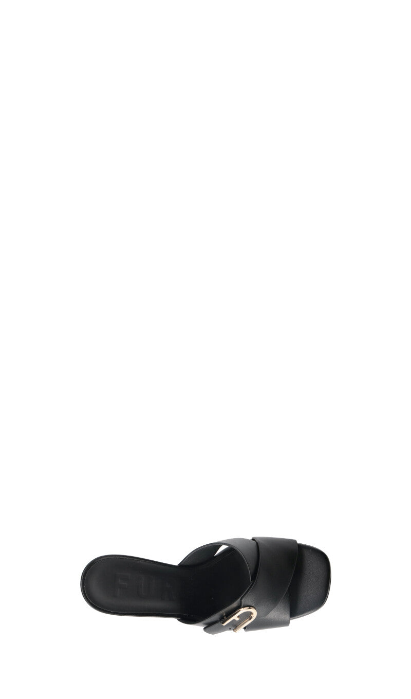 FURLA Sandalo donna nero in pelle