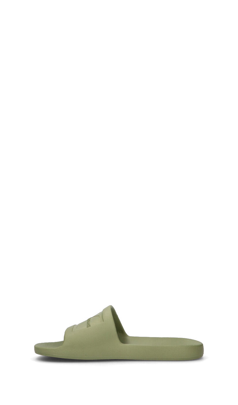 CALVIN KLEIN Ciabatta uomo verde militare