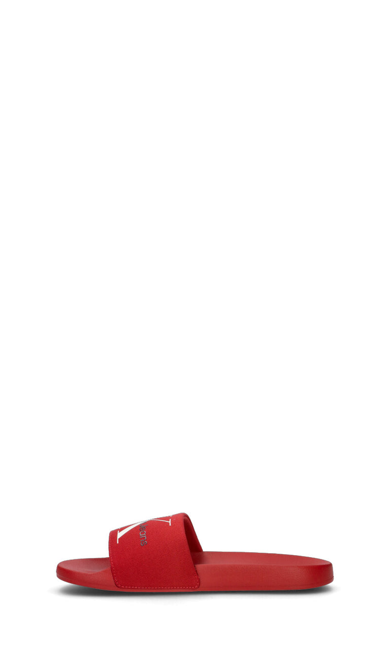 CALVIN KLEIN Ciabatta uomo rossa