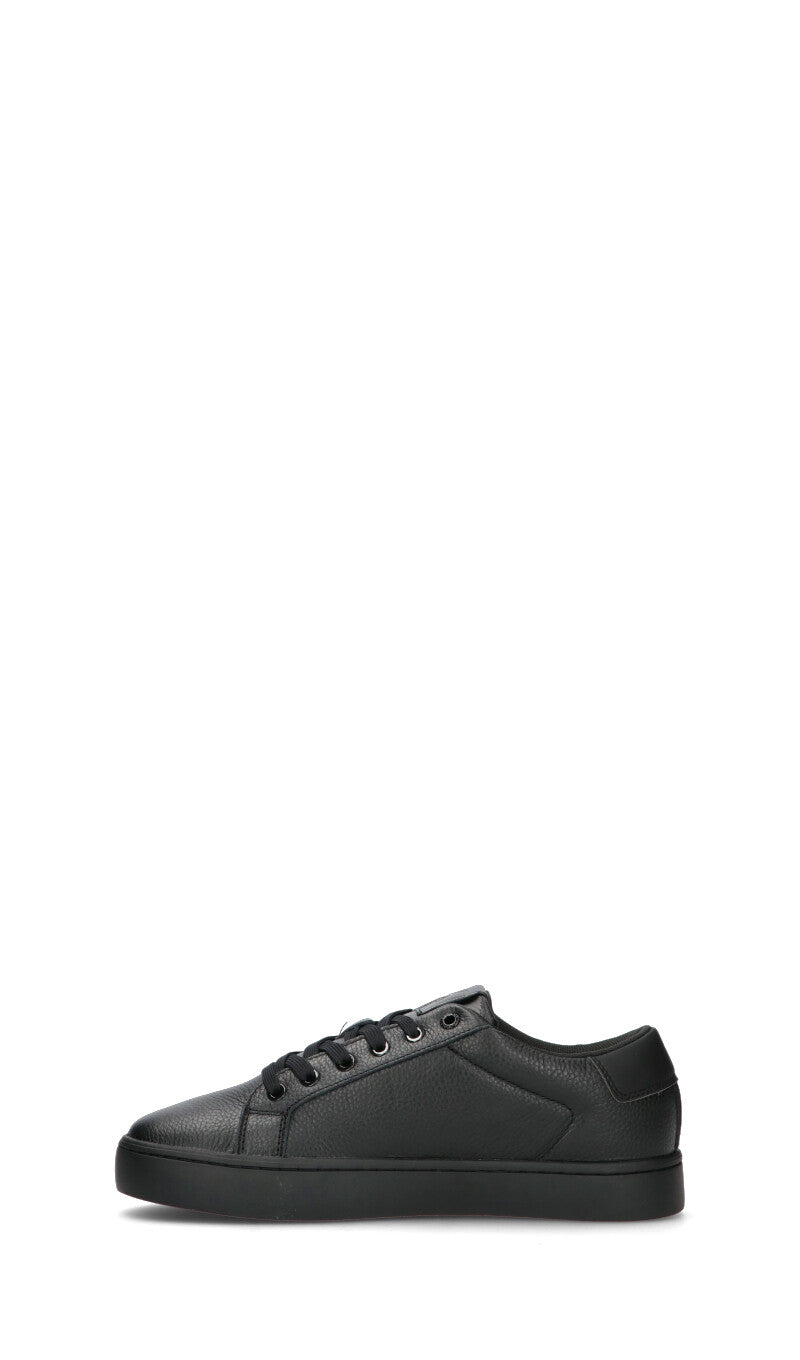 CALVIN KLEIN JEANS Sneaker uomo nera in pelle