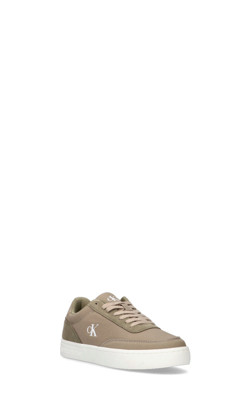 CALVIN KLEIN JEANS Sneaker uomo verde/beige