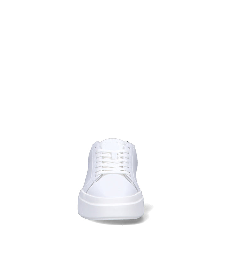CALVIN KLEIN JEANS Sneaker uomo  bianca in pelle