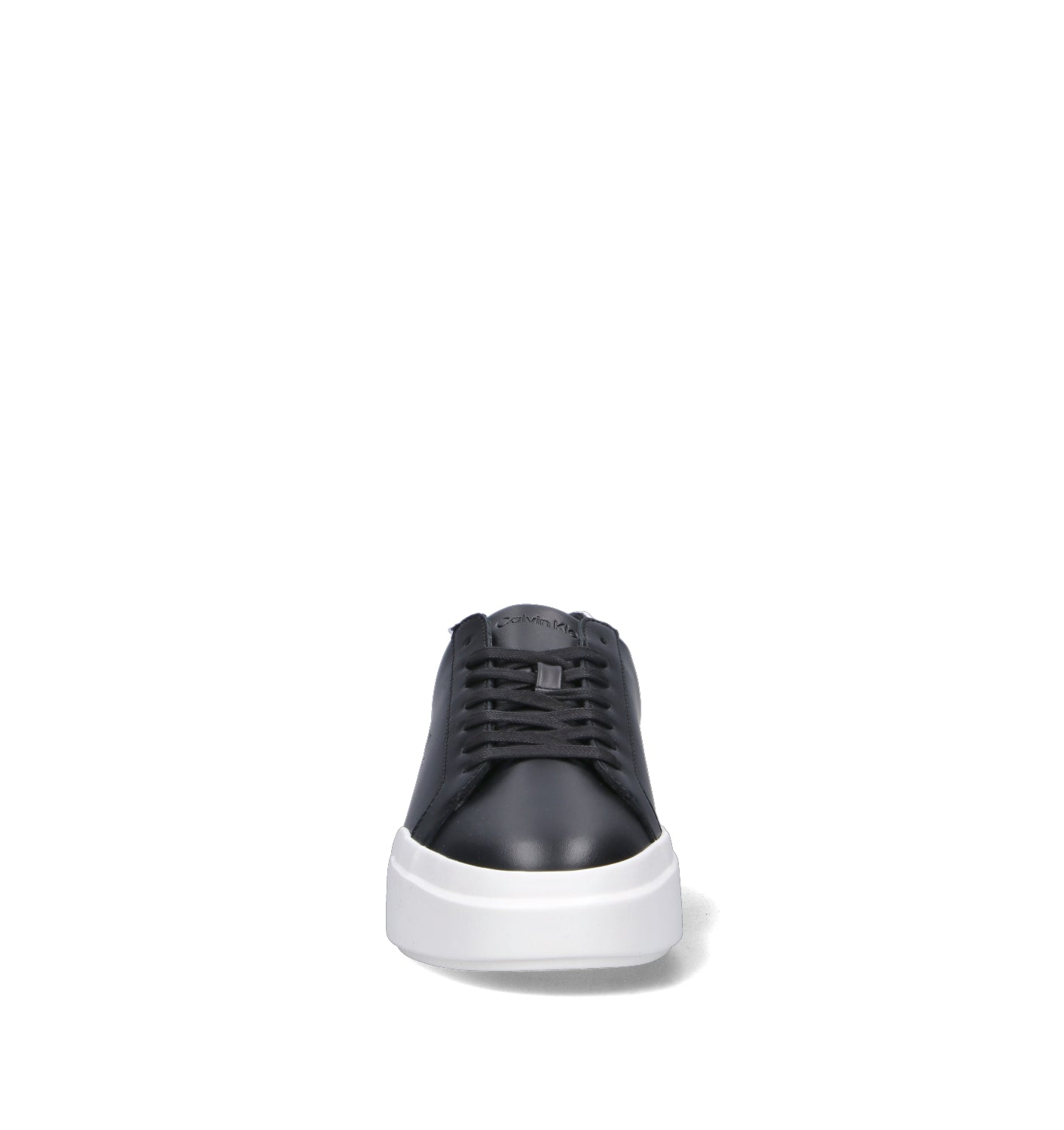 CALVIN KLEIN JEANS Sneaker uomo nera in pelle