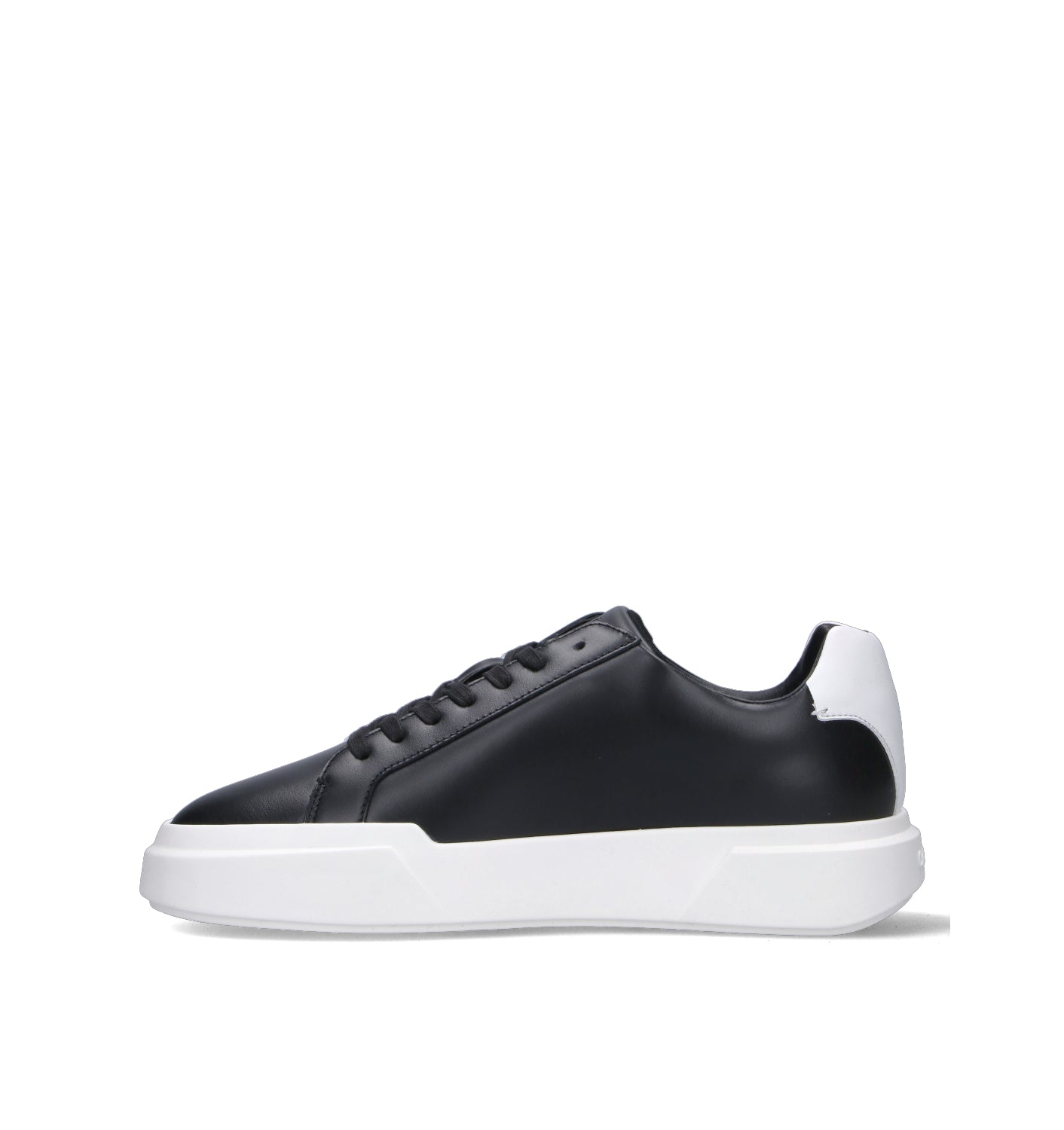 CALVIN KLEIN JEANS Sneaker uomo nera in pelle