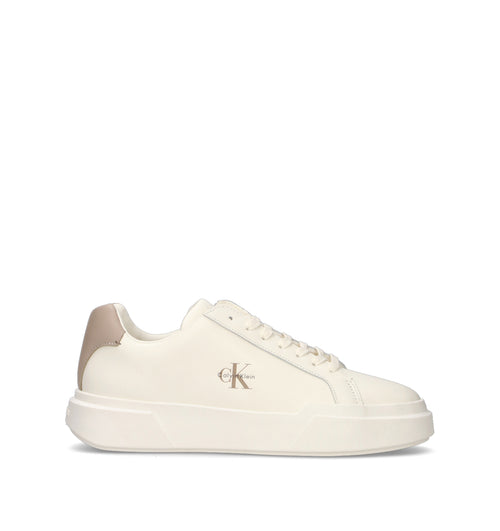 CALVIN KLEIN Sneaker donna bianca in pelle