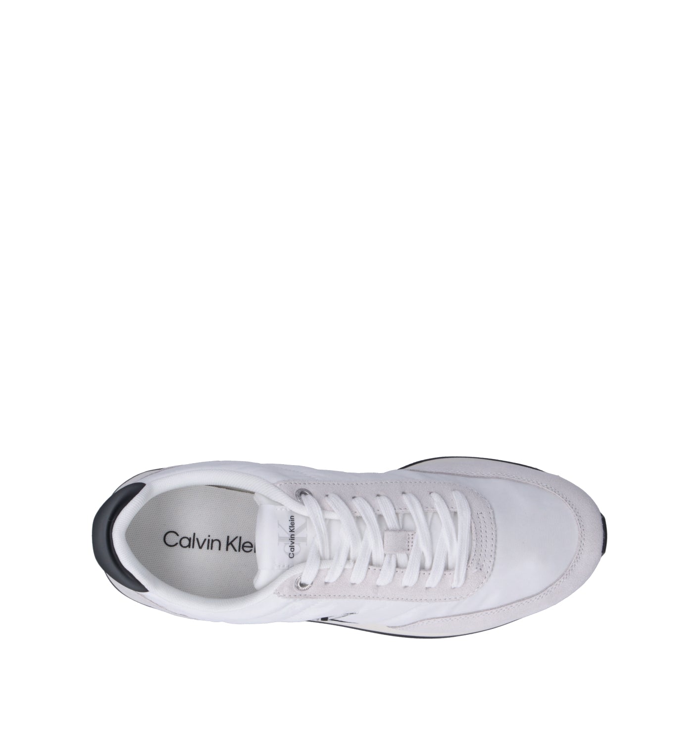 CALVIN KLEIN JEANS Sneaker uomo bianca/nera