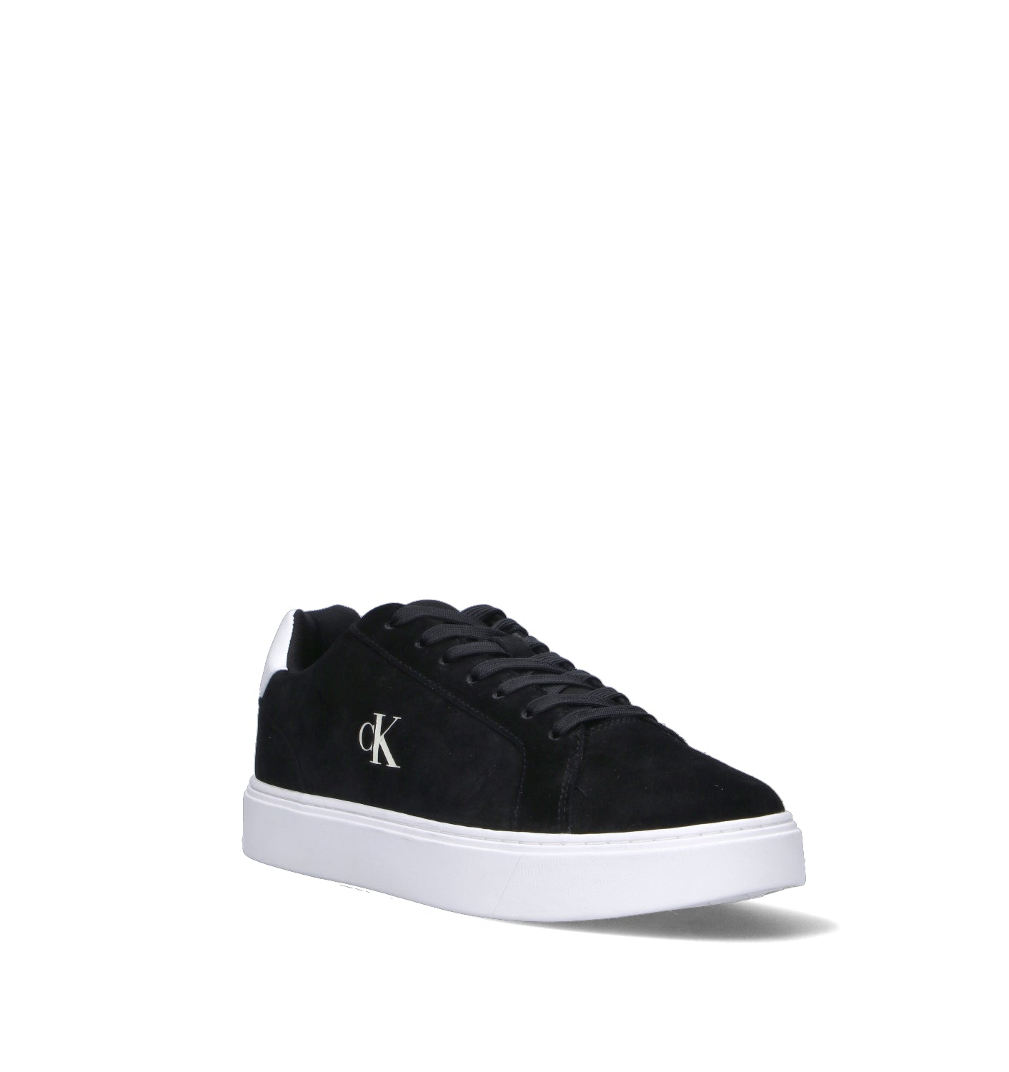 CALVIN KLEIN JEANS Sneaker uomo nera in suede
