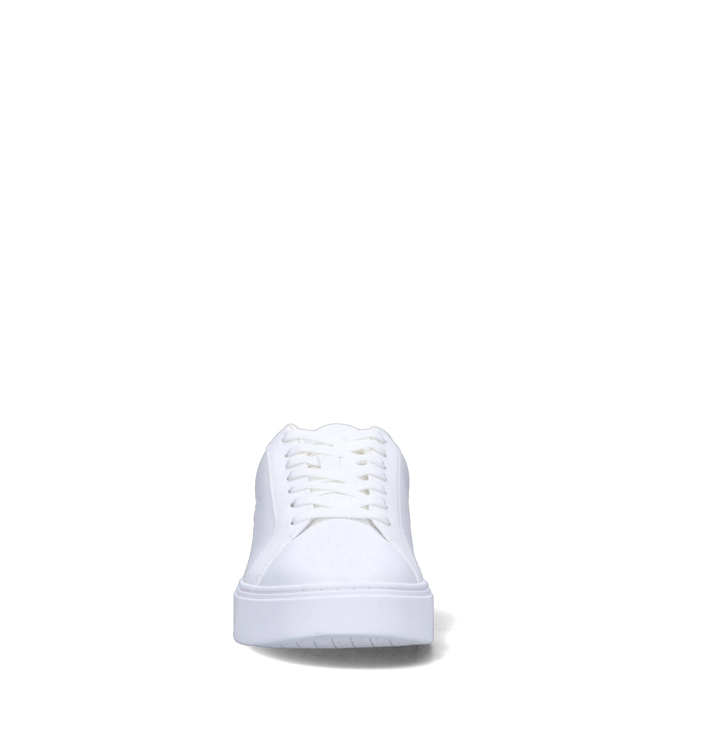 CALVIN KLEIN JEANS Sneaker uomo bianca/nera in pelle