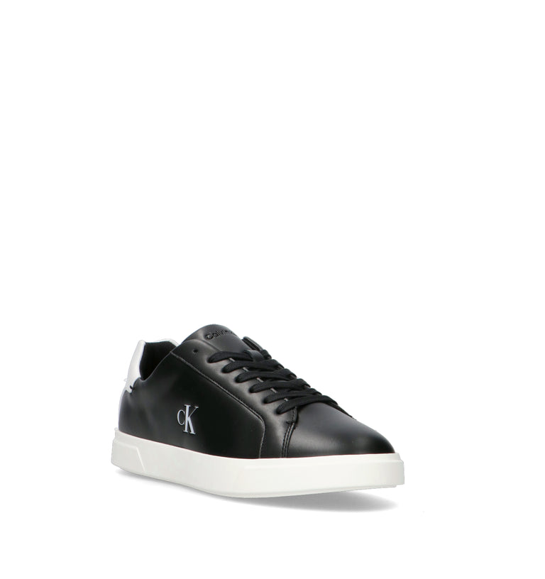 CALVIN KLEIN JEANS Sneaker uomo nera in pelle
