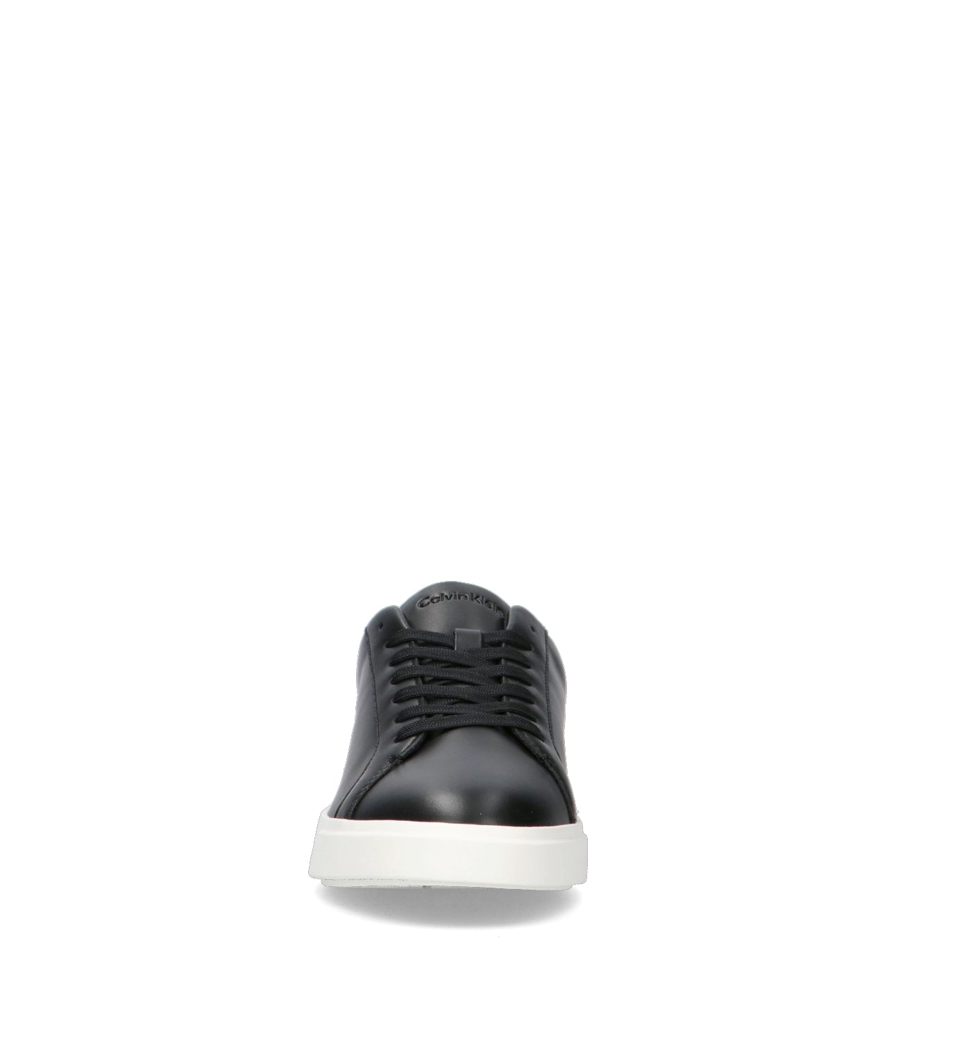 CALVIN KLEIN JEANS Sneaker uomo nera in pelle