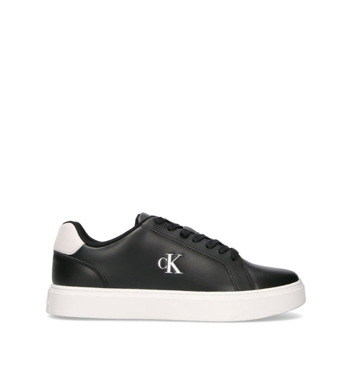 CALVIN KLEIN JEANS Sneaker uomo nera in pelle