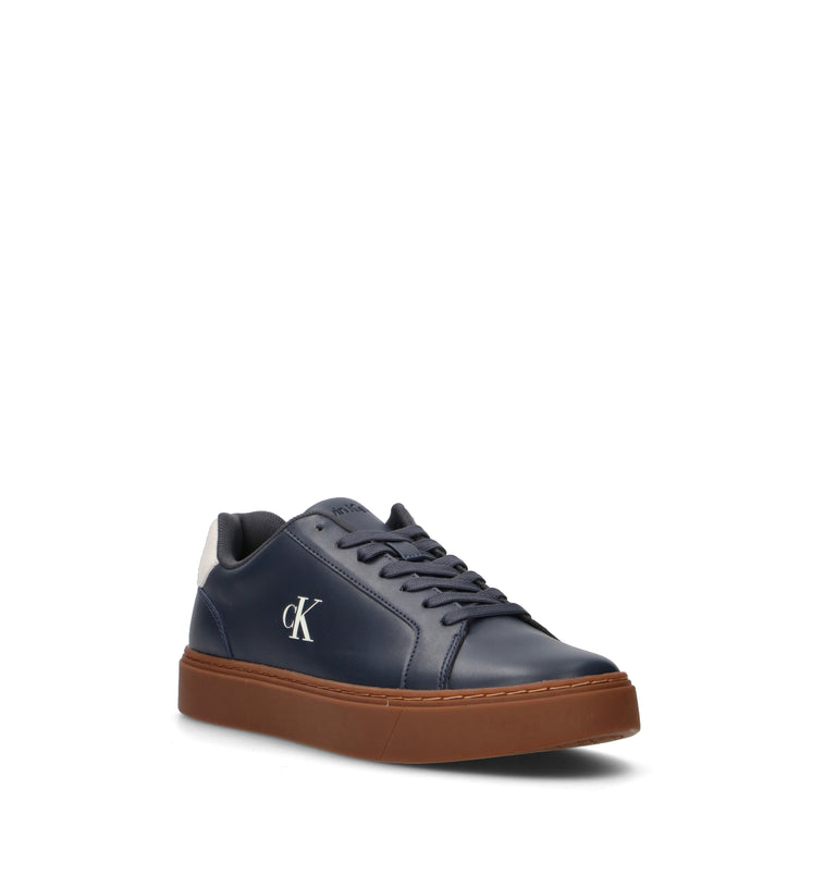 CALVIN KLEIN Sneaker donna blu in pelle