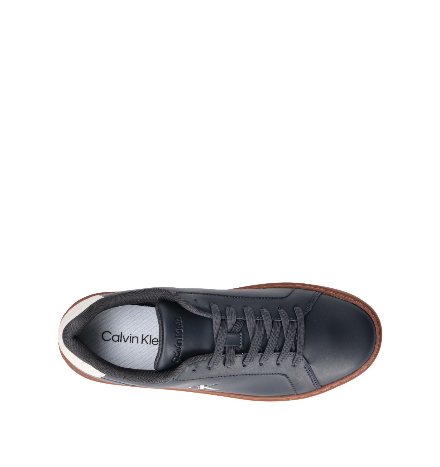 CALVIN KLEIN Sneaker donna blu in pelle