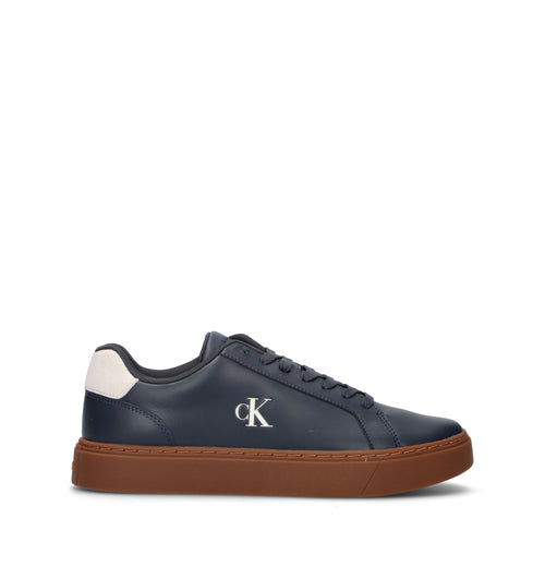 CALVIN KLEIN Sneaker donna blu in pelle