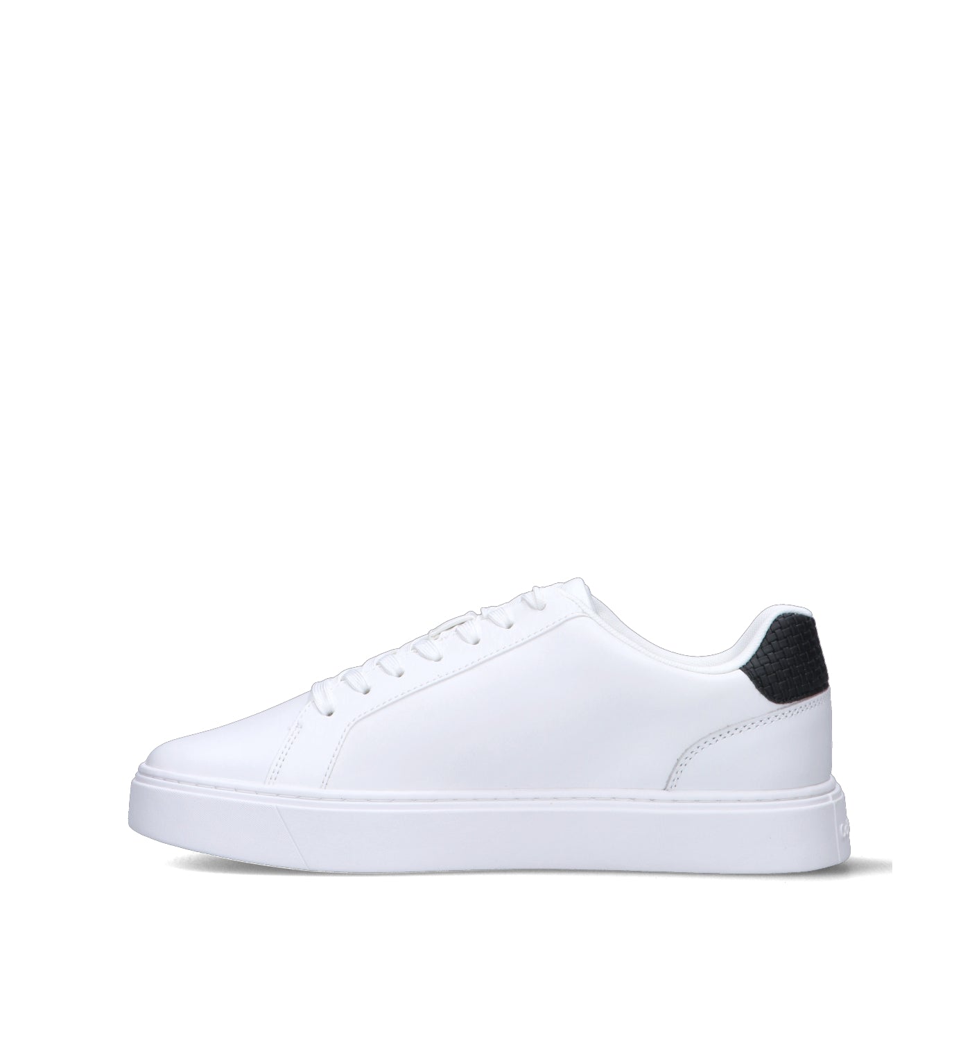 CALVIN KLEIN JEANS Sneaker uomo bianca in pelle