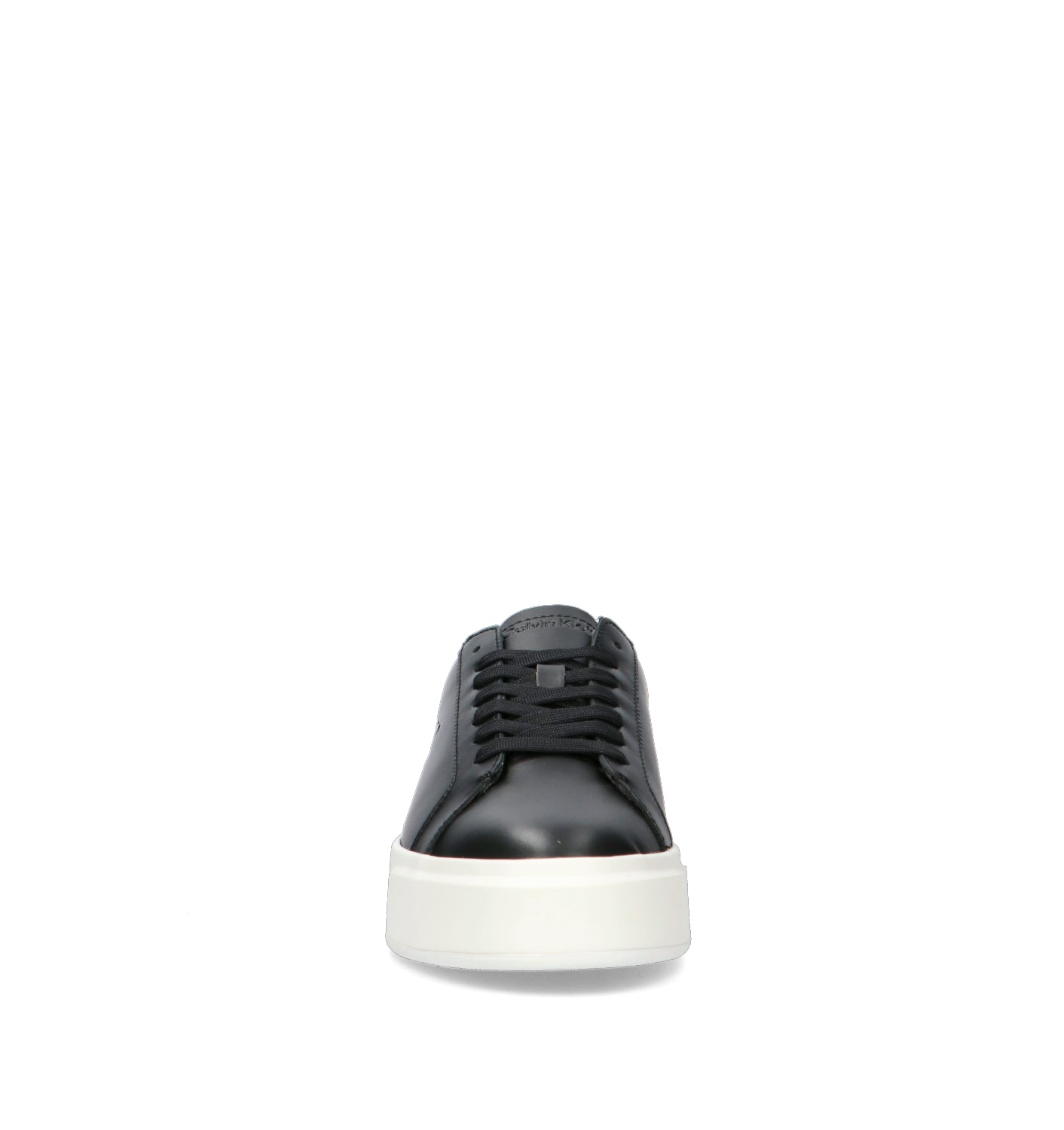 CALVIN KLEIN JEANS Sneaker uomo nera in pelle