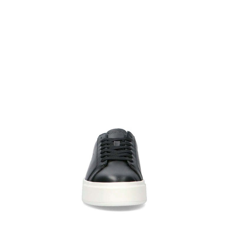 CALVIN KLEIN JEANS Sneaker uomo nera in pelle