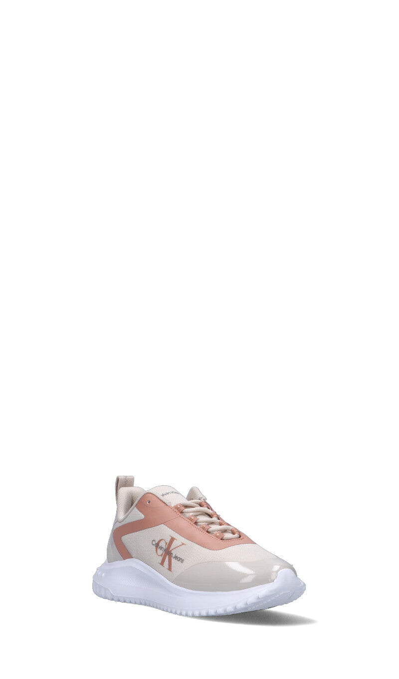CALVIN KLEIN JEANS Sneaker donna beige/rosa