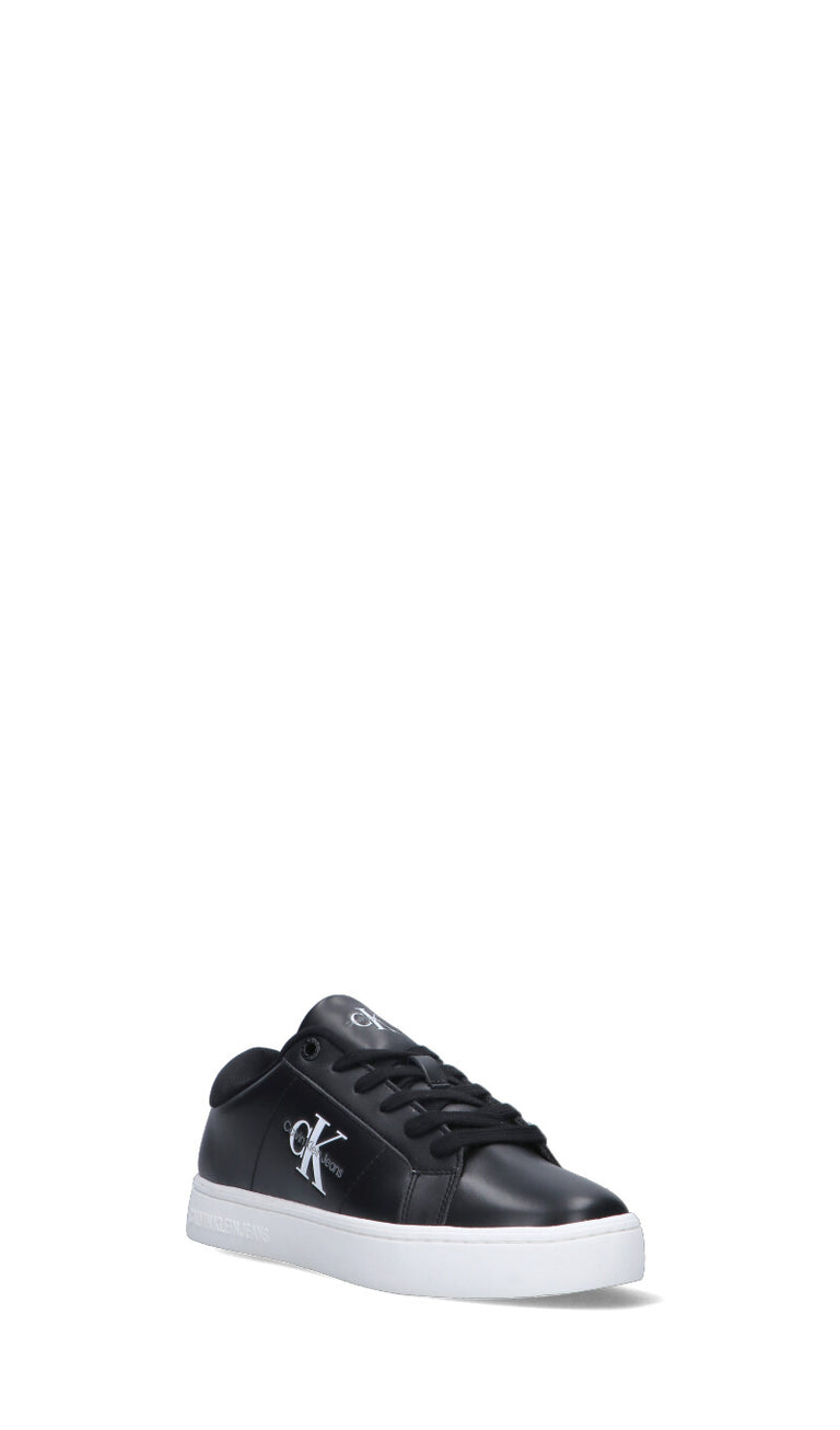 CALVIN KLEIN JEANS Sneaker donna nera in pelle