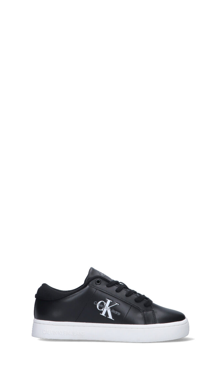 CALVIN KLEIN JEANS Sneaker donna nera in pelle