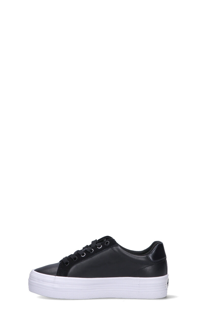 CALVIN KLEIN JEANS Sneaker donna nera in pelle