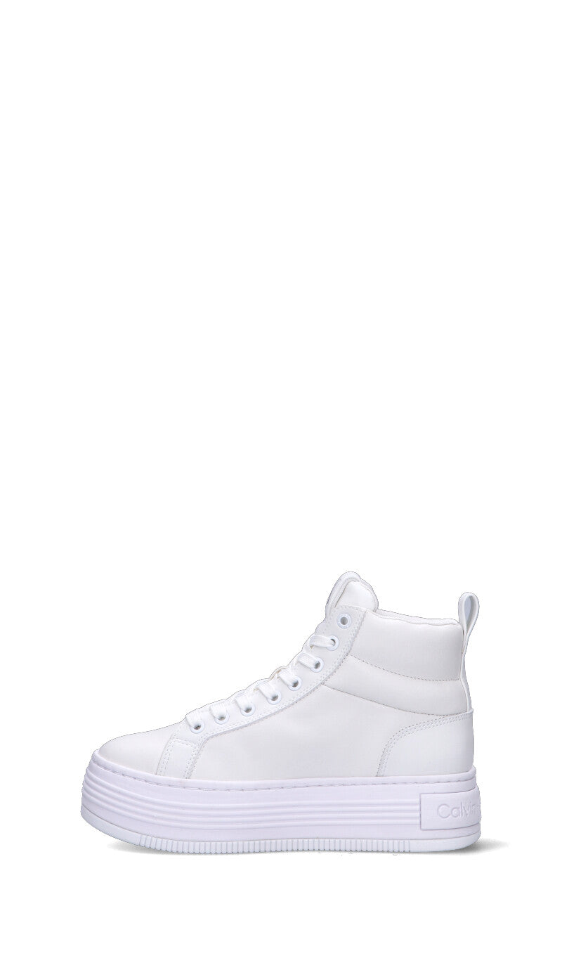 CALVIN KLEIN JEANS Polacco donna bianco in pelle