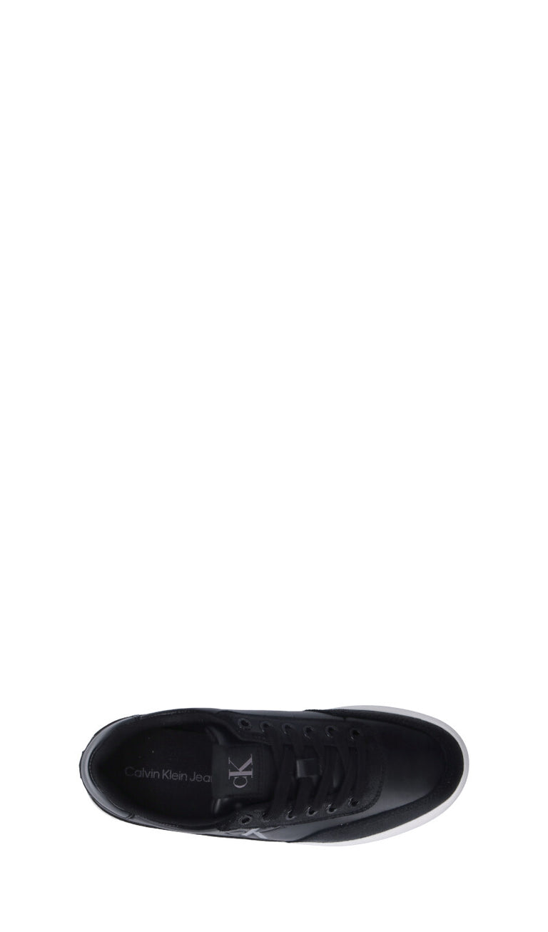 CALVIN KLEIN JEANS Sneaker donna nera in pelle