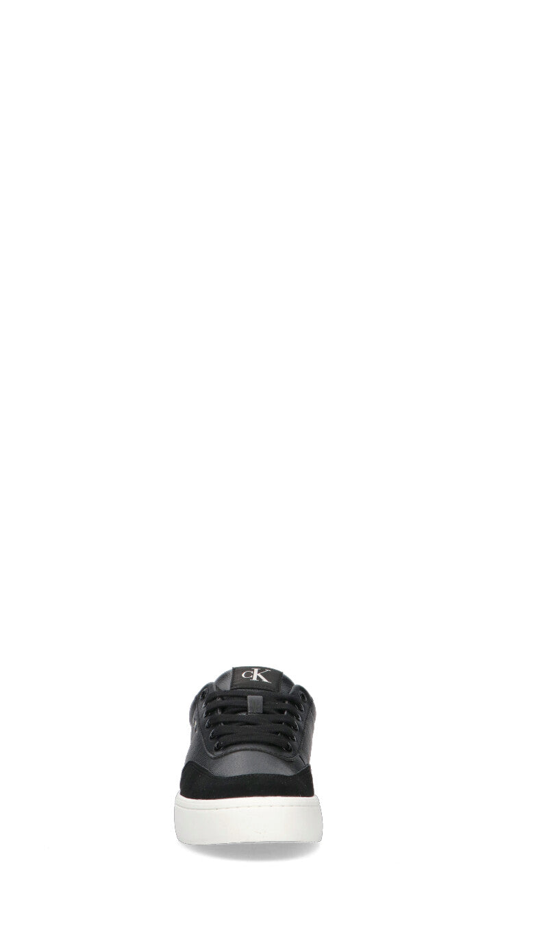 CALVIN KLEIN JEANS Sneaker donna nera in pelle