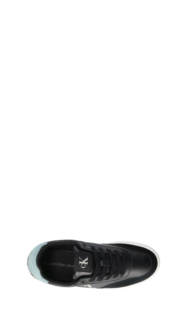 CALVIN KLEIN JEANS Sneaker donna nera in pelle