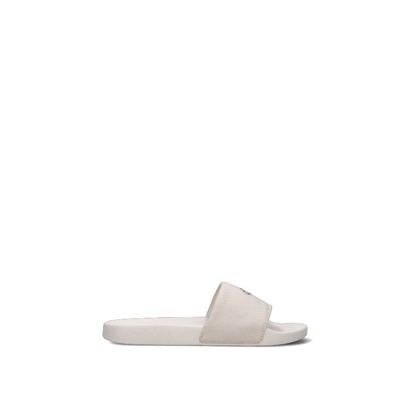 CALVIN KLEIN JEANS Ciabatta donna bianca