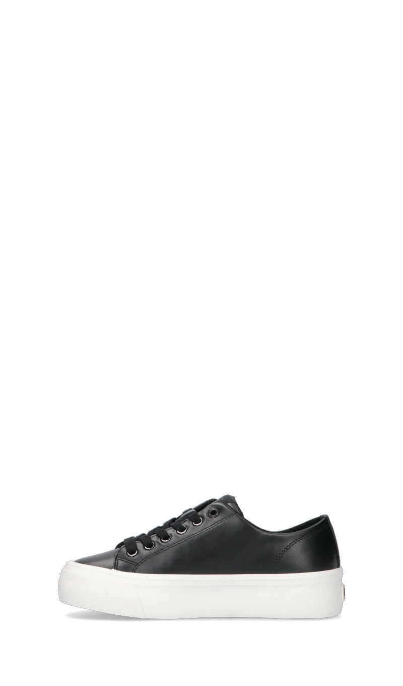 CALVIN KLEIN JEANS Sneaker donna nera in pelle