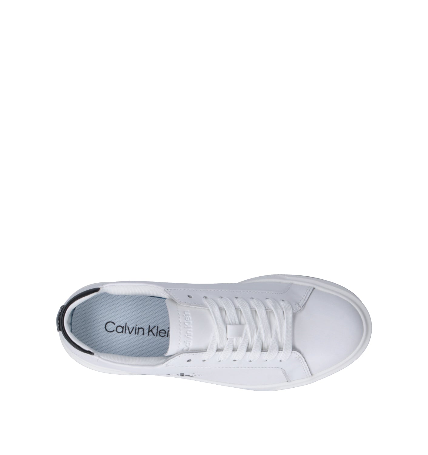 CALVIN KLEIN Sneaker donna bianca in pelle
