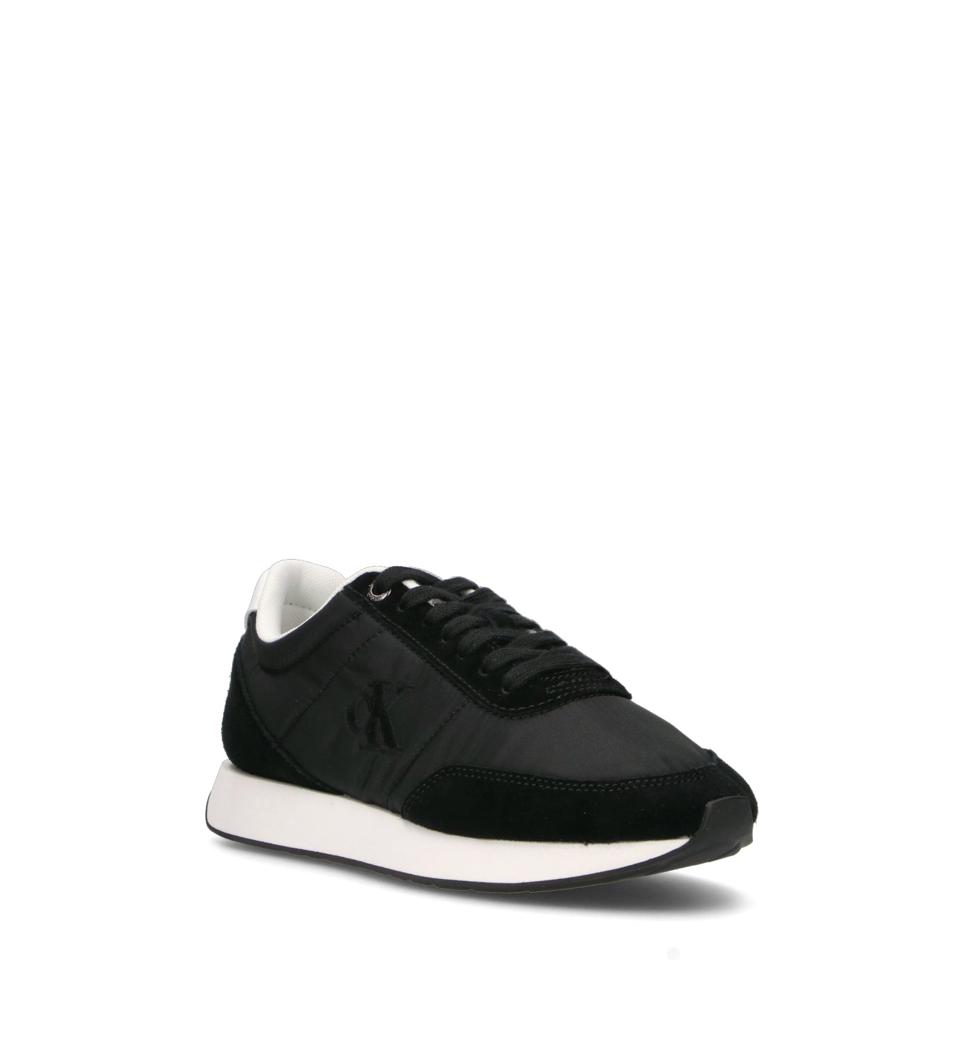 CALVIN KLEIN JEANS Sneaker donna nera in suede