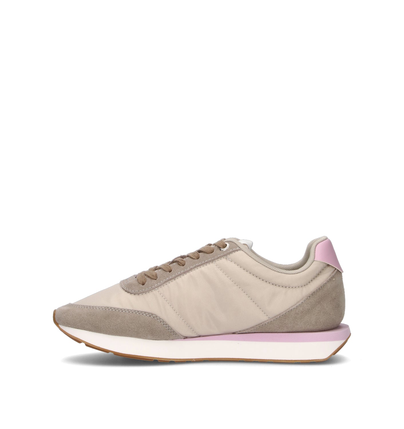 CALVIN KLEIN JEANS Sneaker donna beige in suede