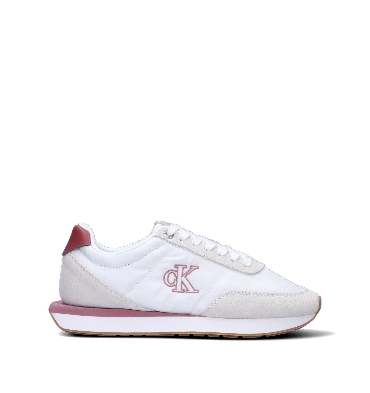 CALVIN KLEIN Sneaker donna bianca/rosa