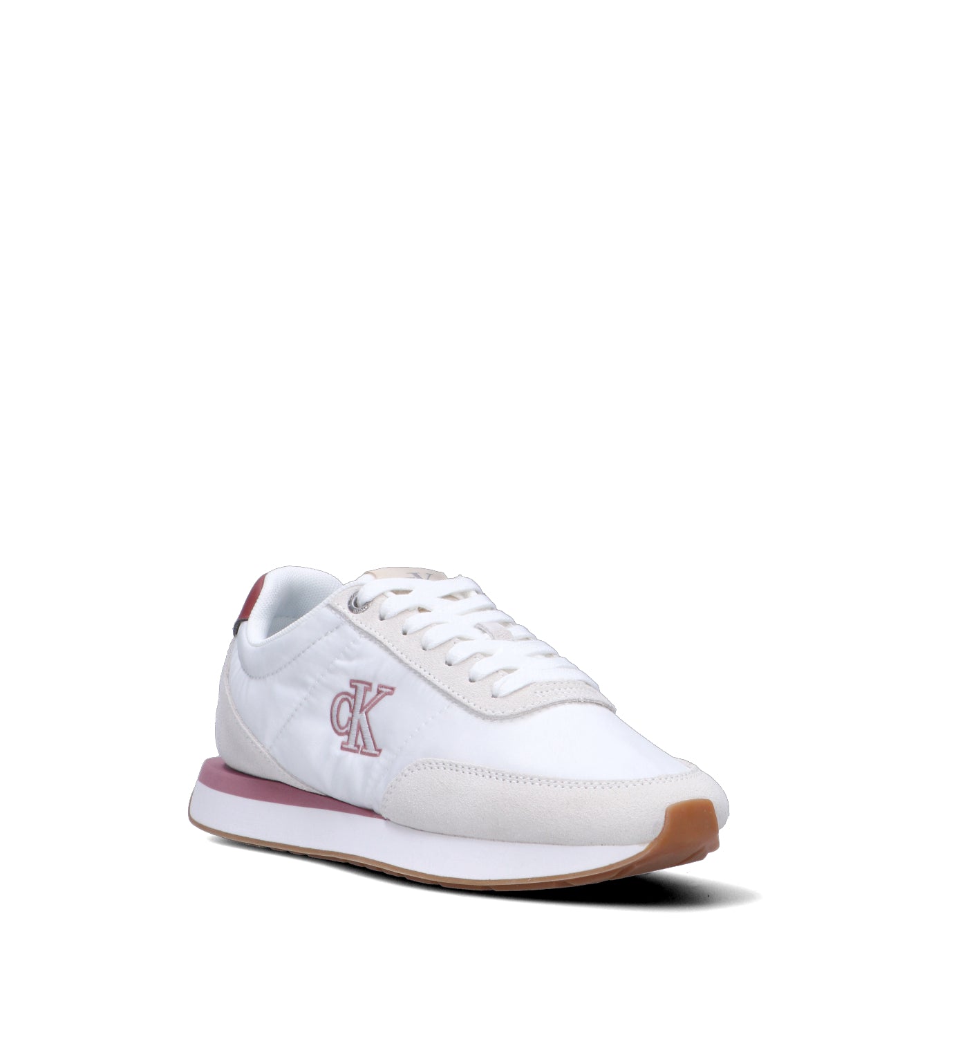 CALVIN KLEIN Sneaker donna bianca/rosa