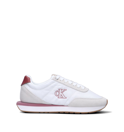 CALVIN KLEIN Sneaker donna bianca/rosa