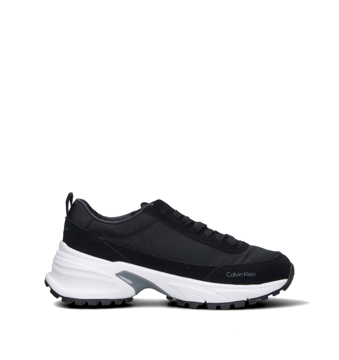 CALVIN KLEIN JEANS Sneaker donna nera in suede