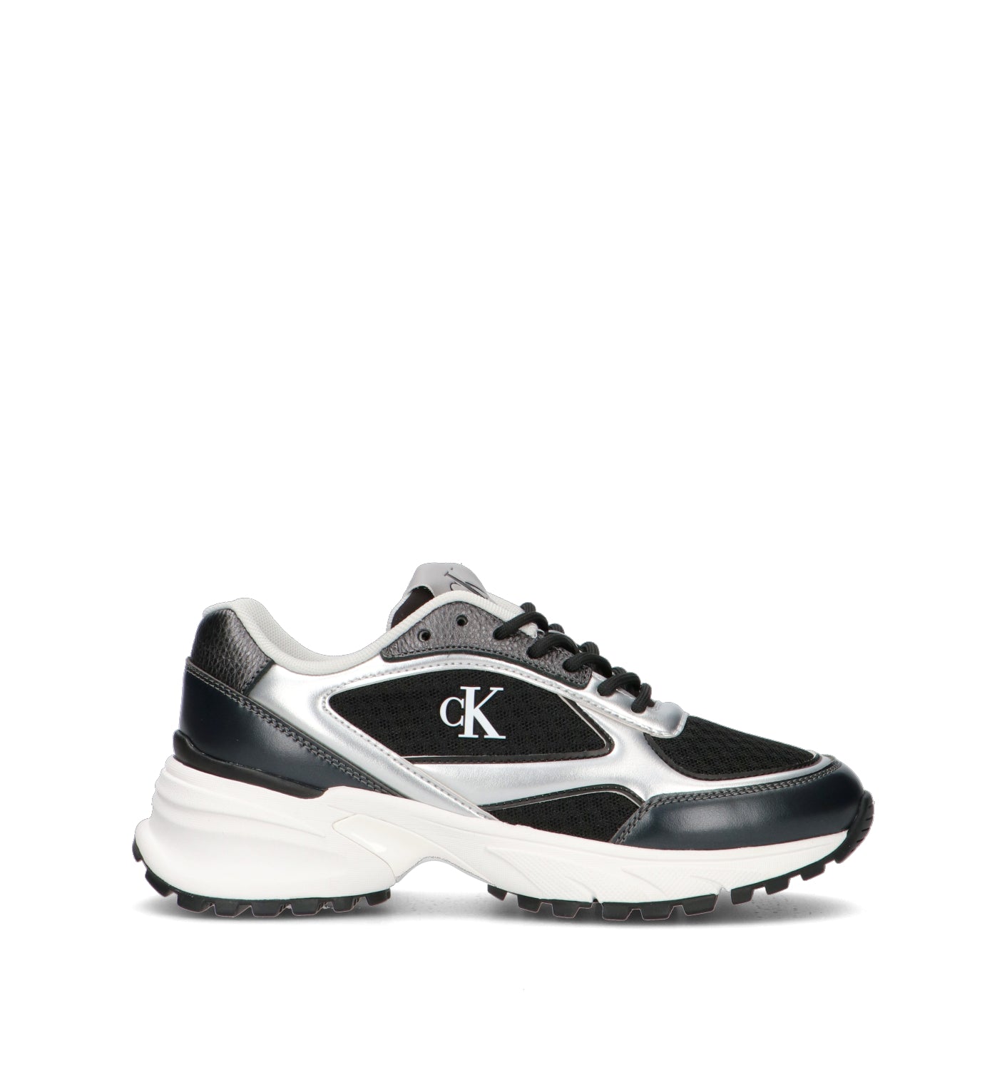 CALVIN KLEIN JEANS Sneaker donna bianca/nera
